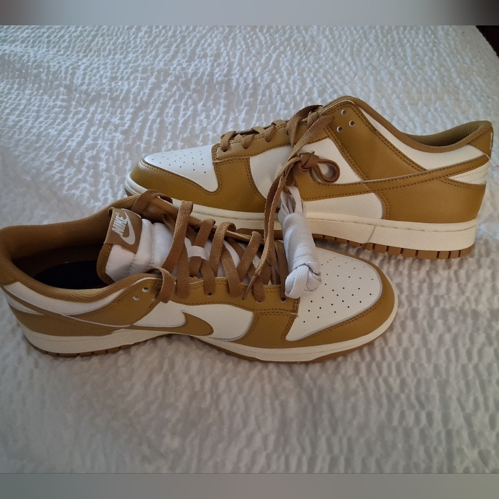 Men's Nike Dunk Low Retro Pale Ivory Wheat Pale Ivory HF5441 108 Size 12
